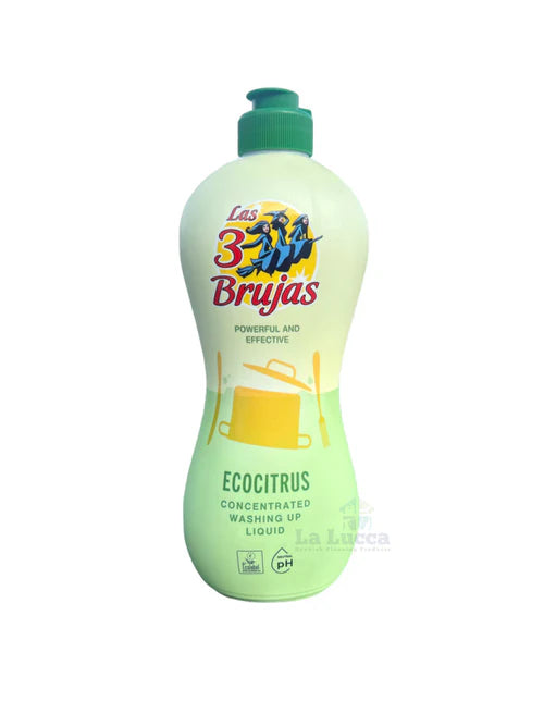 3 Witches Concentrated Washing-Up Liquid Ecocitrus 500ml